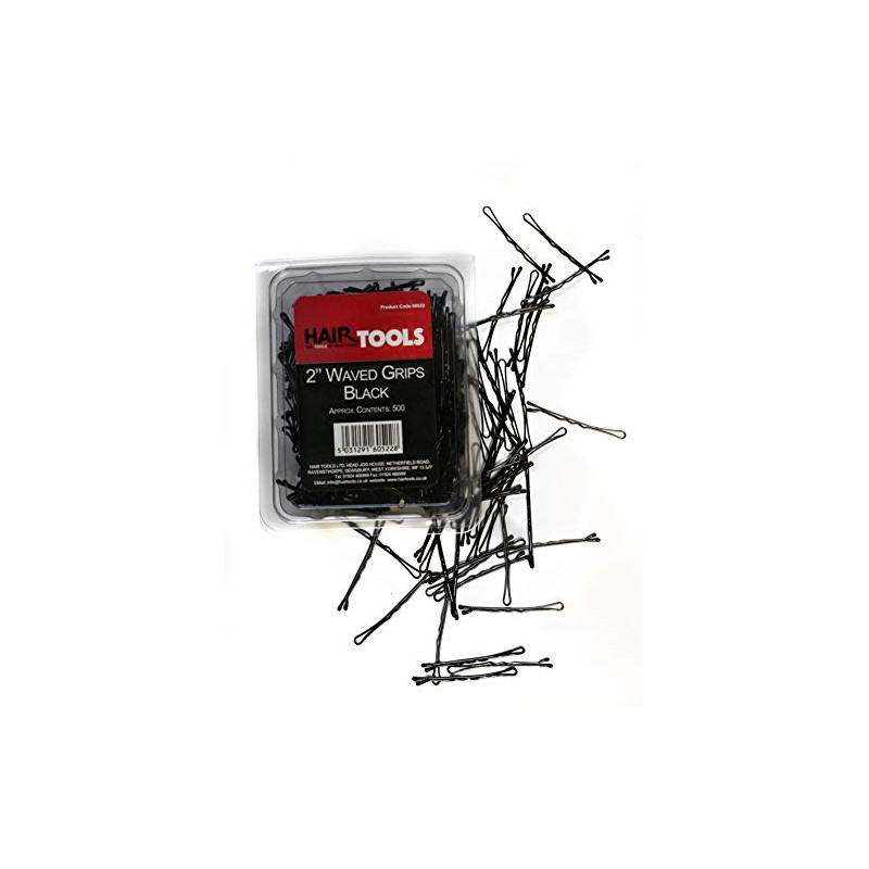 Hairtools 2" Waved Grips (500) Black