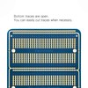ElectroCookie Solderable Breadboard PCB Double Column Board for Electronics Projects