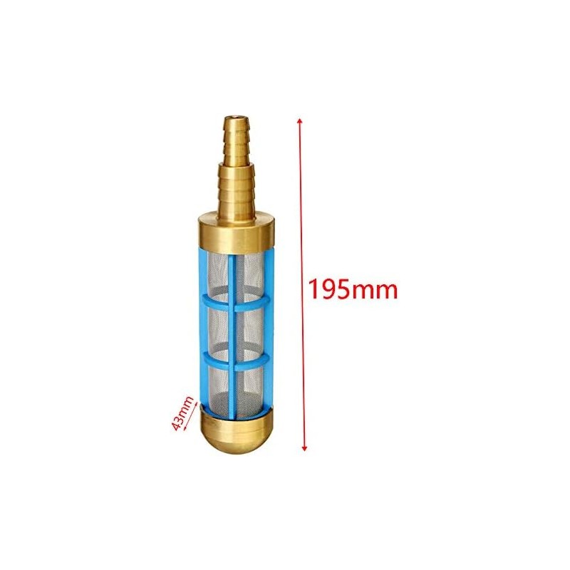Brass 3/4'' 5/8'' Hose Water Suction Strainer Pickup Filter for