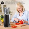 SPIN & SLICE Rotating Magnetic Knife Block