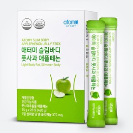 Atomy Slim Body Green Apple Apple Phenone 15g x 28 packets / 애터미 슬림바디 풋사과 애플페논 15g x 28포