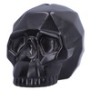 Nemesis Now Geometric Skull Money Box, Ceramic, Black