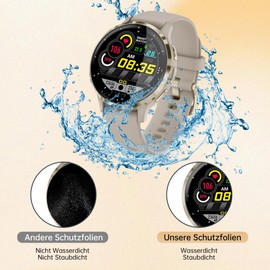 Sinskyhoo (Pack of 4) Screen Protector for Garmin Venu 3s Screen Protector, Protective Film for Garmin Venu 3s Screen Protector, Protection [Soft TPU Film] [Scratch-Free] [HD Screen Protector]