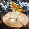 H&D Crystal Flying Butterfly with Crystal Ball Base Figurine Collection