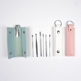 Premium Earpick 6-Piece Set 1P / 고급형 귀쑤시기 귀이게 귀후비개 6종 세트 1P