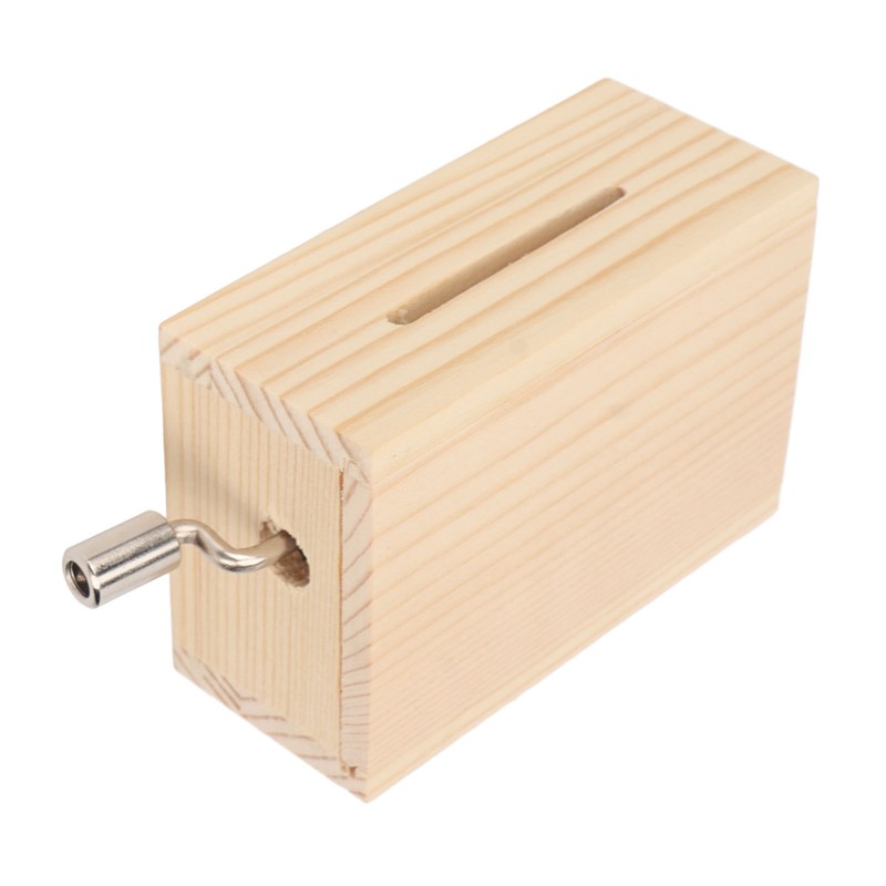 Music Box 15 Note Hand Crank Compact Retro Style Attractive