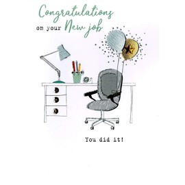 Congratulations On Your New Job Irresistible Greeting Card Embellished Cards