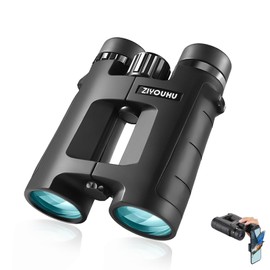 ZIYOUHU 10x42 HD Binoculars for Adults, Fully Multi-coated Binocular with Rubber Armoured, Professional Waterproof 293ft/1000yds BinocularsTelescope for Outdoor Camping, Travel, Bird Watching