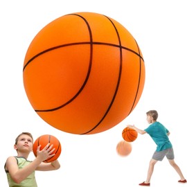JurciCat Silent Basketball Three Sizes Silent Shot Basketball High Rebound Basketball Indoor Silent Basketball for Children and Adults (21 cm)