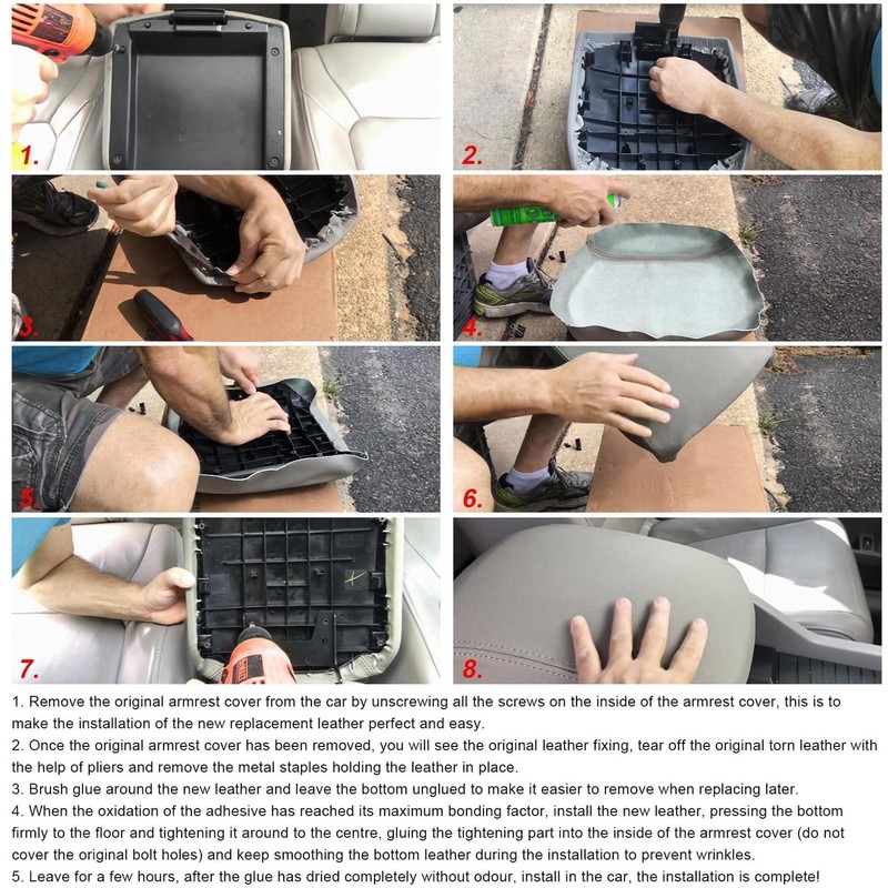 FZJDSD Beige Tan Center Console Cover Armrest Cover Replacement Compatible