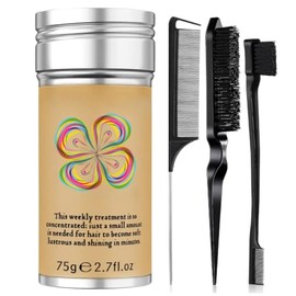 Fijador de Cabello en Barra 75g, unisex uso profesional o personal, control de babyhairs, bordes de peluca, control de cabello de larga duración, y 3 