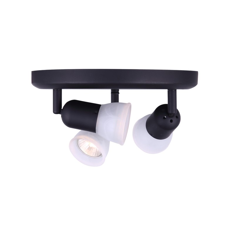 CANARM LTD. ICW356A03ORB10 James 3 Bulb Ceiling/Wall Light, Oil Rubbed