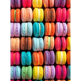 Cross & Glory - Macaron Palette Parade - 1000 Piece Jigsaw Puzzle for Adults | Vibrant Colors | Satin Finish for Less Glare | 20x27 Inches