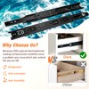 REGUDA Drawer Slides Ball Bearing 3 Folds Full Extension Side