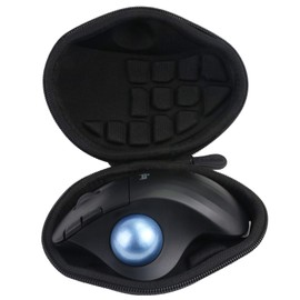 Aenllosi Protective Storage Case Compatible Logicool M575GR / M575S Trackball Mouse Wireless Mouse (Case Only) Black