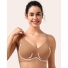 HSIA Wireless Tshirt Bras for Women Push Up Seamless Full