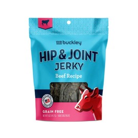 Buckley Functional Healthy Hip And Joint Dog Jerky Treats, Beef Recipe, 5 Ounce