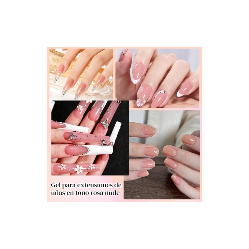 CHERIMOYA Gel Constructor Sólido Para Uñas Extensión 30g