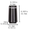 Golf Builder 10pcs Custom Black Tip Size .355 Golf Ferrules