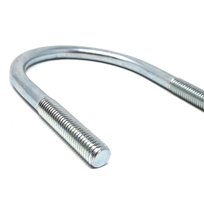 Design61 2 x U-bolts DIN 3570 round steel shackle M12