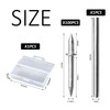 100pcs Double Headed Skirting Boards, 1 Mounting Sleeve, 1 Storage