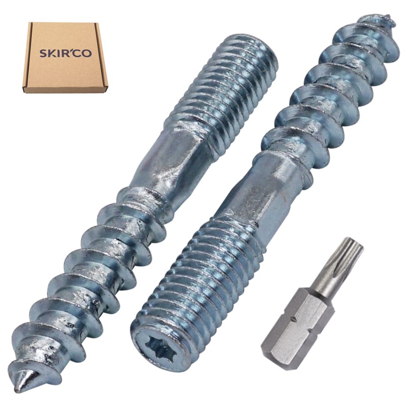 SKIR'CO Pack of 15 Hanger Bolts M10 x 70 mm