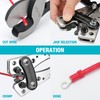 DURATECH Battery Cable Lug Crimping Tool with Wire Cutter-Wire Crimper