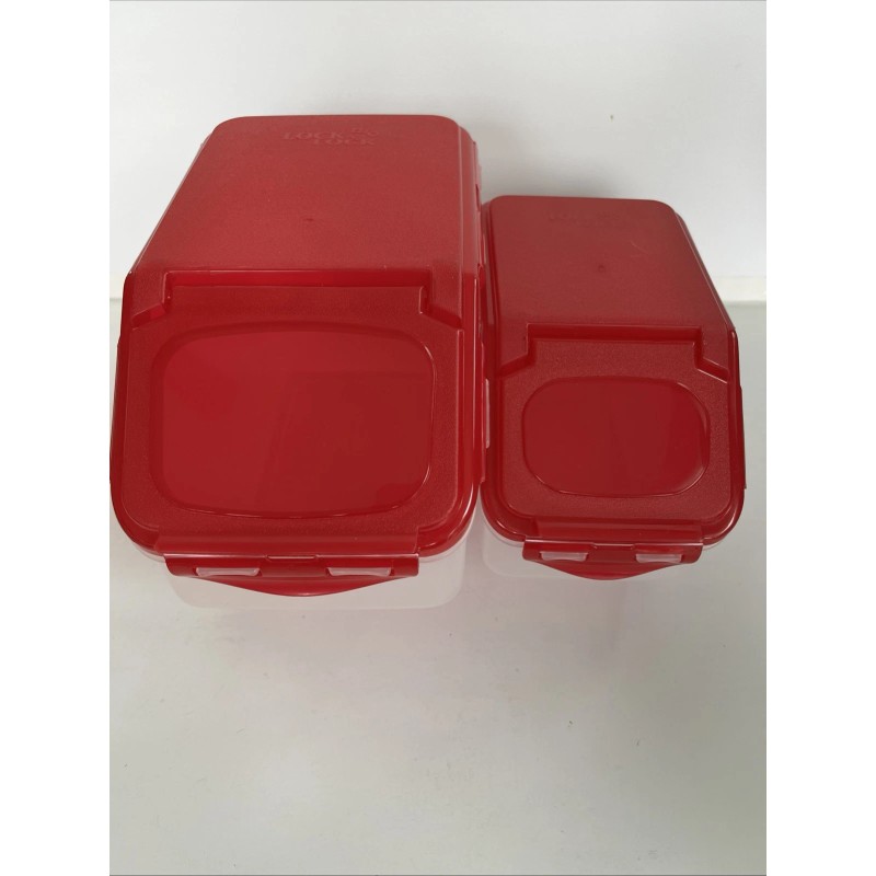LocknLock Easy Essentials Food Lids (Flip-top) / Pantry Storage Containers,