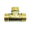 Brass T Shape Water Fuel Pipe Male Tee Adapter Connector
