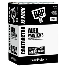 DAP Alex Painter's Acrylic Latex Caulk, White, 10.1 fl oz, 18670