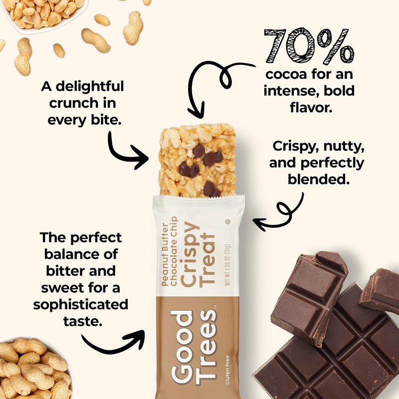 Good trees Rice Crispy Treats Gluten-Free Snacks 12 Count