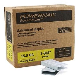 Powernail PowerStaples 15.5ga 1-3/4" Flooring Staple. Box of 5000