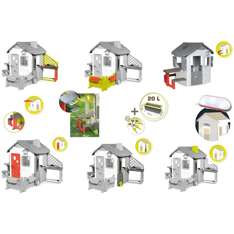 Smoby - Solar Light with Carry Handle - Playhouse Accessory,