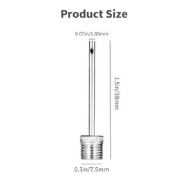 20Pcs Ball Pump Needles, Silver, Stainless Steel, Manual, Inflation Needle, Air Pump, Sports Balls, Football, Soccer, Basketball, Gym