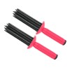 Unbranded 2Pcs Hair Curler Long Teeth Anti-Slip Roll Comb for