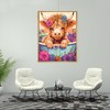 Ecdivjs Paint by Numbers Cow for Adults with Frame,Cow Paint