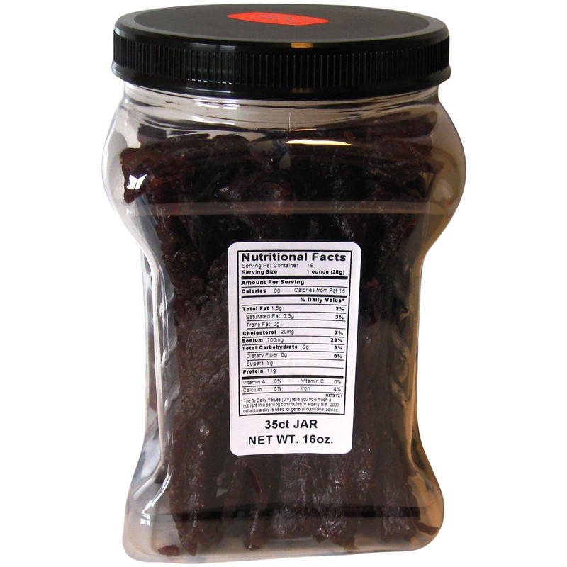 1/2 Gallon Jar Reser's Honey Glazed Beef Jerky 1 Pound