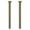 Upvc Door Handle 6mm M6 Screws 2X Gold Security Handle