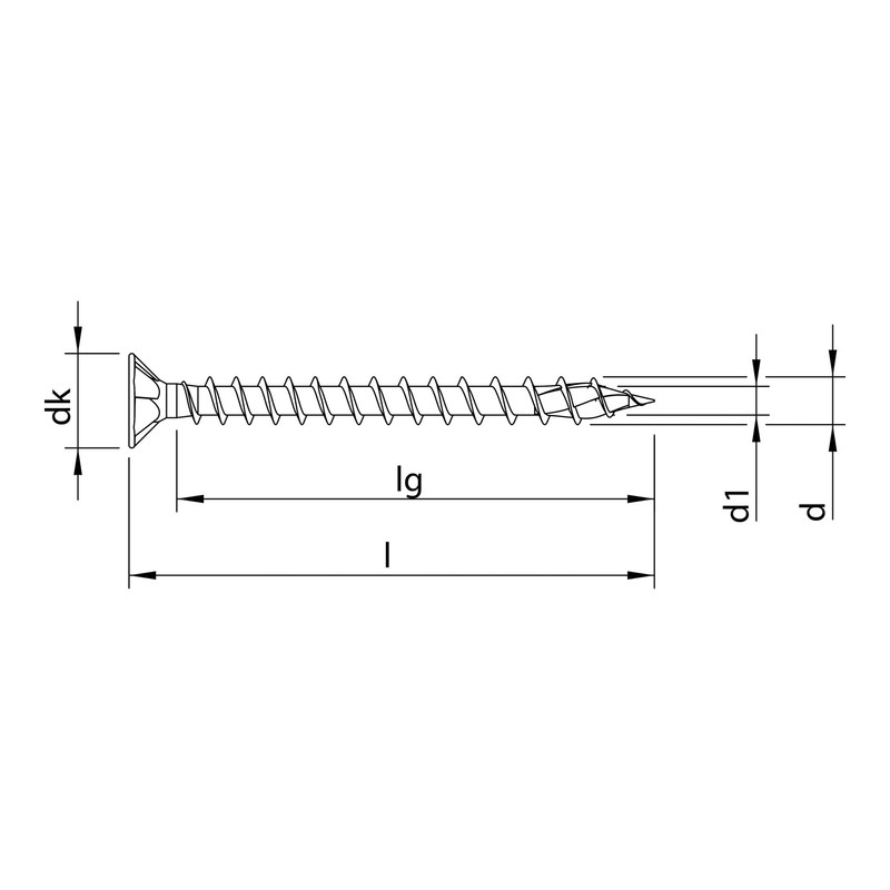 Heco-Topix Plus A2 3.0 x 25 Countersunk Head T-Drive VVG