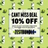 Zest Plant Powered Natural Energy Sparkling Drink - Blackberry Lime