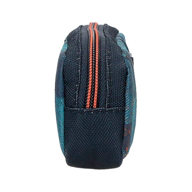 Enso Try Harder Pencil Case Blue, blue, Utensil pocket