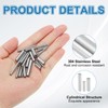 PATIKIL Metal Dowel Pins 4x16 Mm, 30 Pcs 304 Stainless