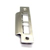 Strike Plate Double Satin Brushed for Mortise Lock or Tubular