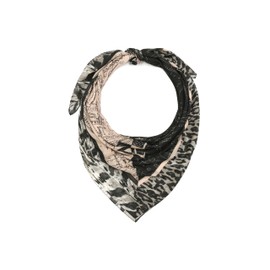 AllSaints Women's Spitalfield Large Square Scarf, Fashion Shawl with Design, Wrap Scarf for Daily Wear, 100% Modal, Blush