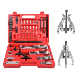 CMTOOL Gear Puller Set, 3'' 4'' 6'' 8'' Bearing Puller Kit, Heavy Duty 2 Jaw 3 Jaw Pulling Tool Kit for Pulley Gear Bearing Flywheel Removal, CR-V Steel