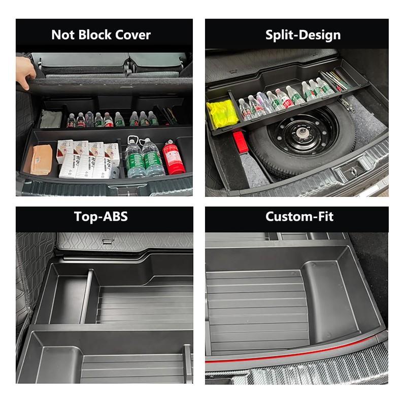 QXZcar Trunk Organizer Tray for 2023-2026 Honda CR-V, Waterproof Insert