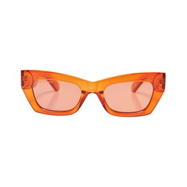 Urban Classics Women's Sunglasses, Transparent vintage orange