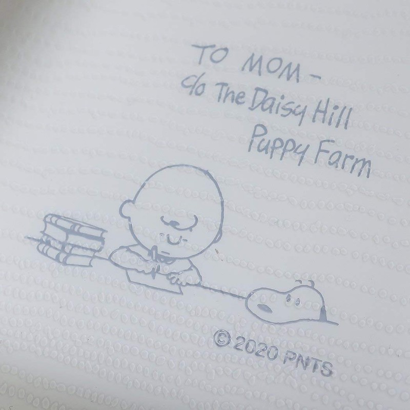 Snoopy (Medium Plate) PET Square One Plate / STUDY Peanuts