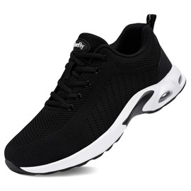 Tinefiy Steel Toe Shoes for Women Lightweight Safety Shoes Comfortable Slip Resistant Indestructible Shoe Womens Puncture Proof Work Shoe Size 6