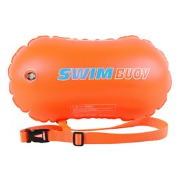PVC Swimming Buoy Safety Buoy Double Towing Buoy Swimming Inflatable Buoy Bag Water Sports Safety Bag